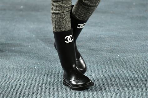 chanel rain boots green|rubber chanel boots 2021.